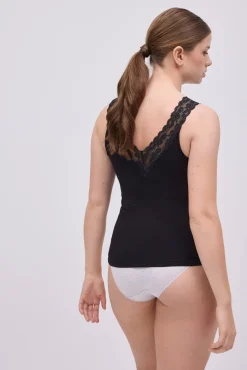 Camiseta tirantes algodón<Ysabel Mora Best