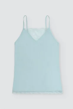 Camiseta tirantes con detalles encaje<Ysabel Mora Clearance