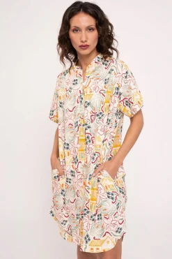 Camisón mujer abotonado estampado | MUYDEMI<Ysabel Mora Sale