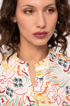 Camisón mujer abotonado estampado | MUYDEMI<Ysabel Mora Sale