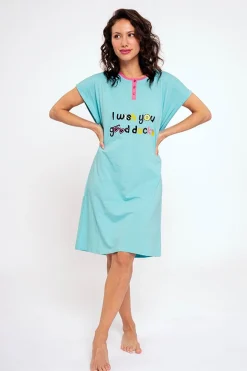 Camisón mujer algodón estampado Good duck | MUYDEMI<Ysabel Mora Outlet