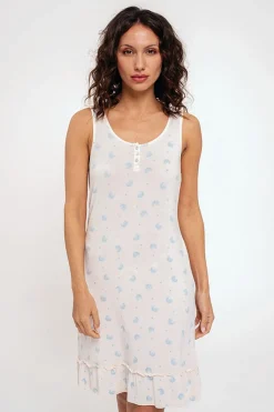 Camisón mujer estampado detalle volante | MUYDEMI<Ysabel Mora Outlet