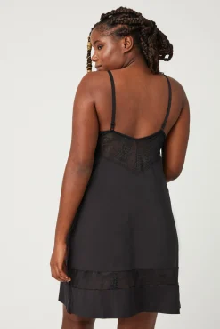 Camisón tejido microfibra negro<Ysabel Mora Hot