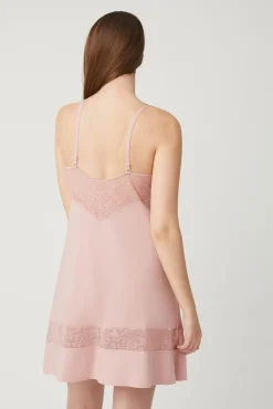 Camisón tejido microfibra rosa<Ysabel Mora New