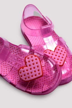 Cangrejeras de playa niña detalle corazón<Ysabel Mora Online