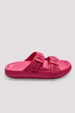 Chanclas de playa hebillas antideslizantes extra comfort fucsia<Ysabel Mora Clearance