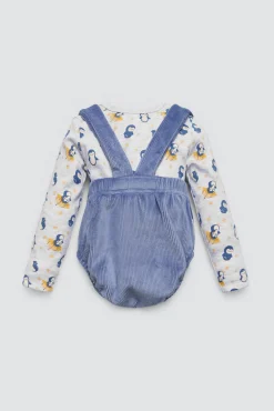Conjunto bebé peto corto y camiseta manga larga Penguin Toy<Ysabel Mora Clearance