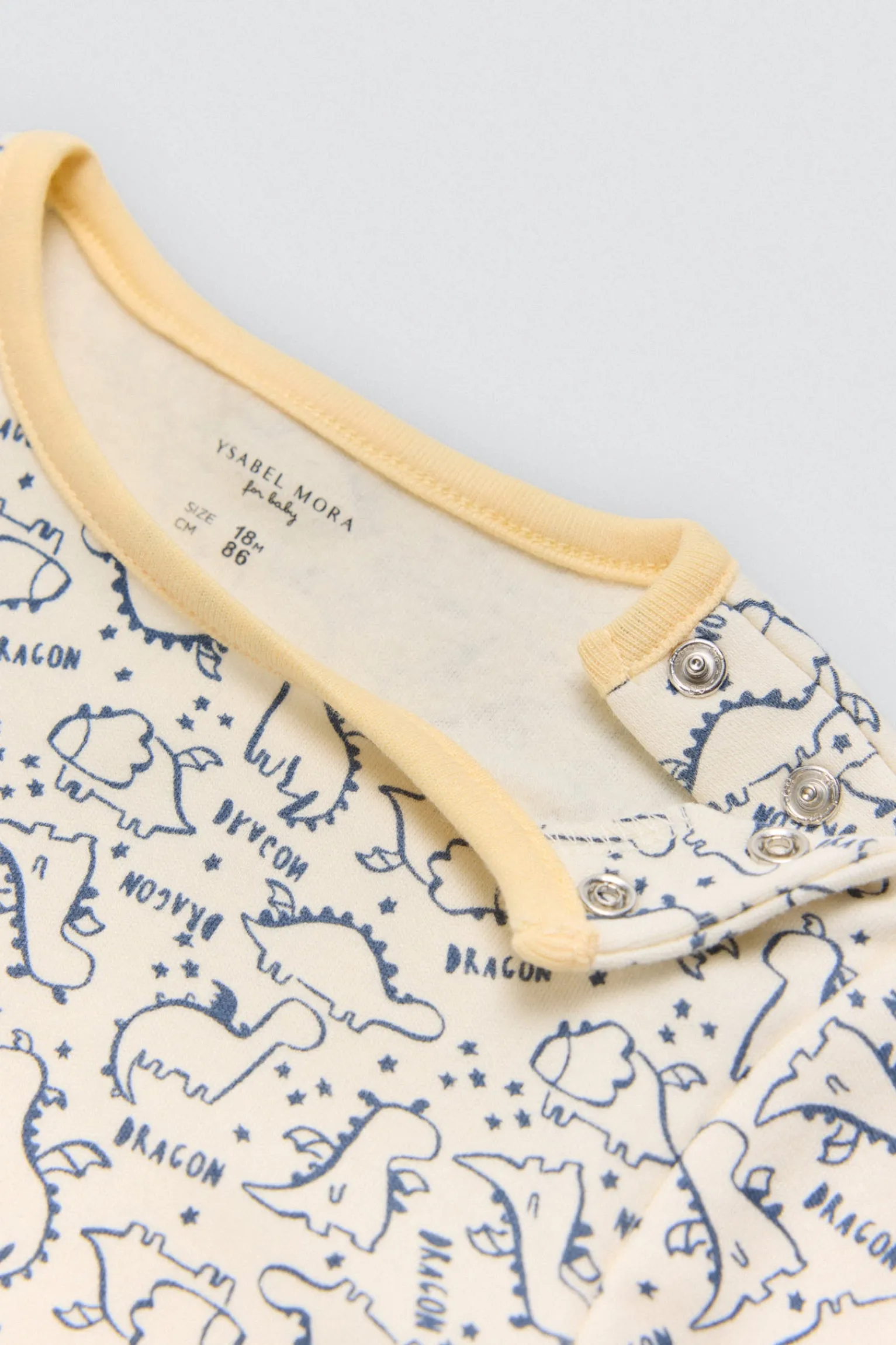 Conjunto bebé peto y camiseta manga larga Dragon Tale<Ysabel Mora Online
