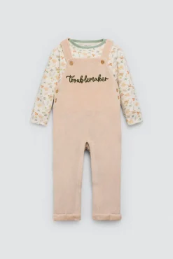 Conjunto bebé peto y camiseta manga larga Autumn<Ysabel Mora Hot