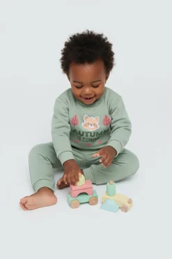 Conjunto bebé sudadera y jogger Autumn Buddy<Ysabel Mora Discount