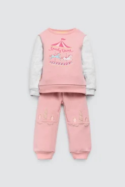 Conjunto bebé sudadera y jogger Candy Circus<Ysabel Mora Discount