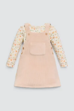 Conjunto bebé vestido peto y camiseta manga larga Autumn<Ysabel Mora Outlet