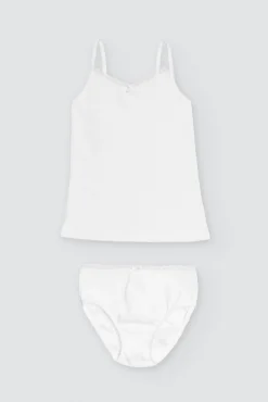 Conjunto camiseta y braguita caladas de niña<Ysabel Mora Hot