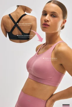 Conjunto deportivo de sujeción alta y legging efecto push up Colección compressive<Ysabel Mora Sale