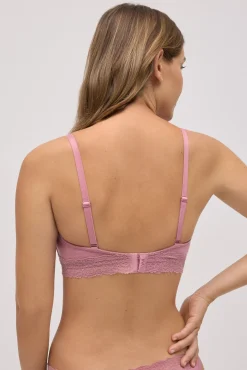 Conjunto lencero sujetador sin aro y braga brasileña canalé<Ysabel Mora New