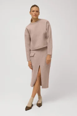 Falda midi cálida estilo cargo<Ysabel Mora Online