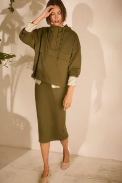 Falda midi fluida<Ysabel Mora Discount