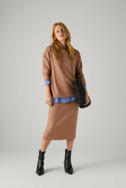 Falda midi lisa<Ysabel Mora New