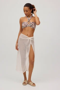 Falda pareo calada<Ysabel Mora Discount