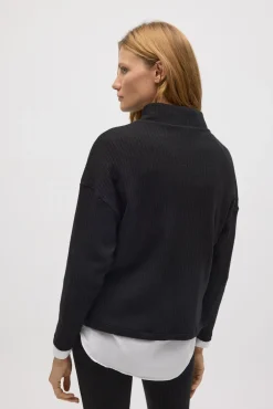 Jersey cuello perkins punto canalé<Ysabel Mora Hot