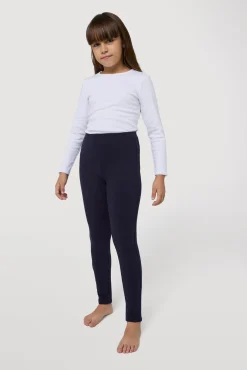 Leggings cálidos de niña algodón natural<Ysabel Mora Outlet
