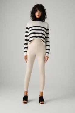 Leggings efecto metalizado beige<Ysabel Mora Best