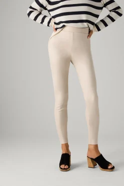 Leggings efecto metalizado beige<Ysabel Mora Best