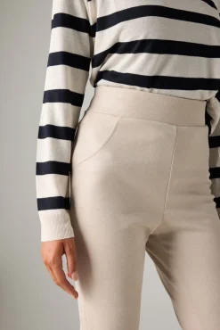 Leggings efecto metalizado beige<Ysabel Mora Best