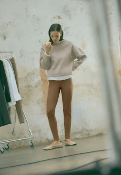 Leggings efecto metalizado & jersey<Ysabel Mora New