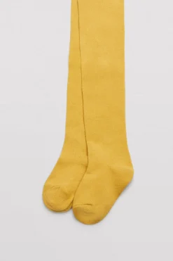 Leotardo clásico infantil mostaza<Ysabel Mora Sale