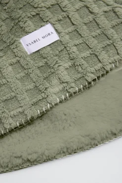 Manta cuadros texturizada de pelo<Ysabel Mora Discount