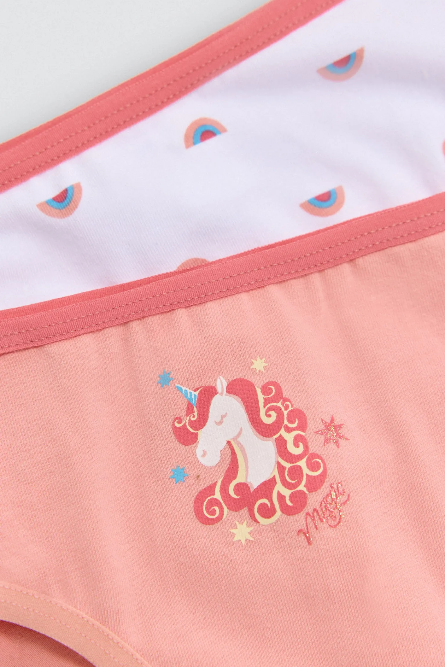Pack 2 bragas infantiles algodón estampadas Unicorn<Ysabel Mora Hot