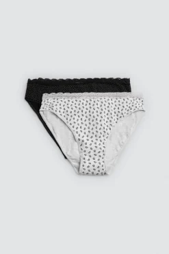 Pack 2 bragas midi estampados detalles<Ysabel Mora Outlet