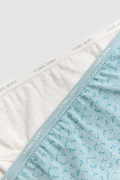 Pack 2 bragas mini algodón estampados suaves<Ysabel Mora New