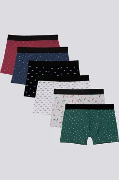 Pack 6 bóxers estampados<Ysabel Mora Sale