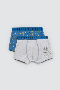 Pack 2 bóxers infantiles algodón estampados Kids Cool Kid<Ysabel Mora