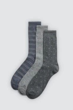 Pack 3 calcetines altos estampados<Ysabel Mora New