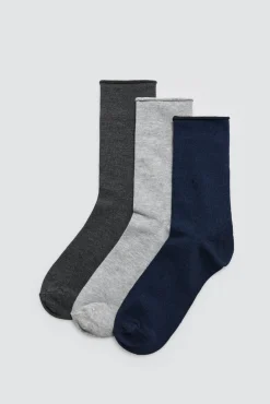 Pack 3 calcetines bambú cálidos sin puño tonos neutros<Ysabel Mora Hot