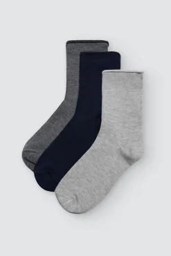 Pack 3 calcetines bambú sin puño tonos neutros<Ysabel Mora Discount