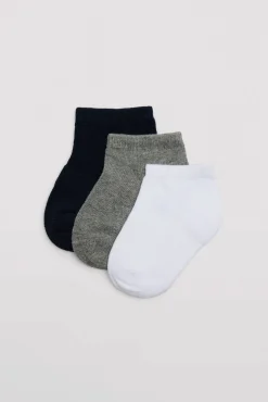 Pack 3 calcetines bebé básicos transpirables colores<Ysabel Mora Discount