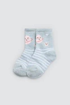 Pack 4 calcetines bebé estampados Universe<Ysabel Mora Online