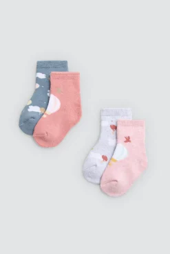 Pack 4 calcetines bebé térmicos estampados Ballon<Ysabel Mora Outlet