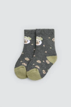 Pack 4 calcetines bebé térmicos estampados<Ysabel Mora Online