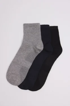Pack 3 calcetines cortos transpirables surtido<Ysabel Mora Outlet