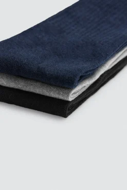 Pack 3 calcetines deportivos tonos oscuros<Ysabel Mora Sale