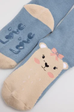 Pack 3 calcetines infantiles térmicos antideslizantes Love<Ysabel Mora Clearance