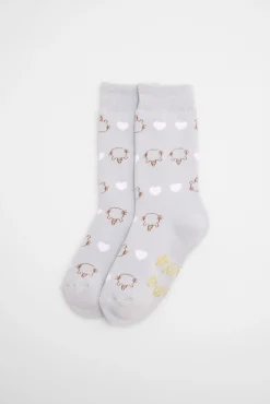 Pack 3 calcetines infantiles térmicos antideslizantes Meow<Ysabel Mora Sale