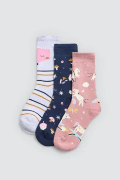 Pack 3 calcetines infantiles térmicos estampados varios<Ysabel Mora New