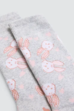 Pack 3 calcetines infantiles térmicos estampados Tea time<Ysabel Mora Sale