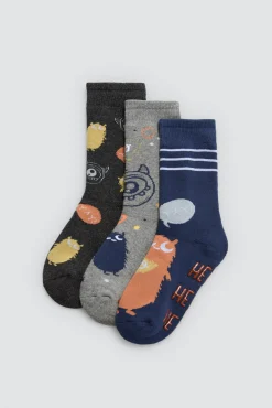 Pack 3 calcetines infantiles térmicos antideslizantes Hello<Ysabel Mora Outlet